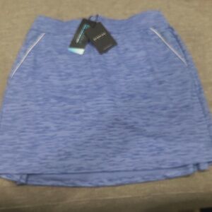 Dunning Golf Performance Skort in Heathered Periwinkle Blue